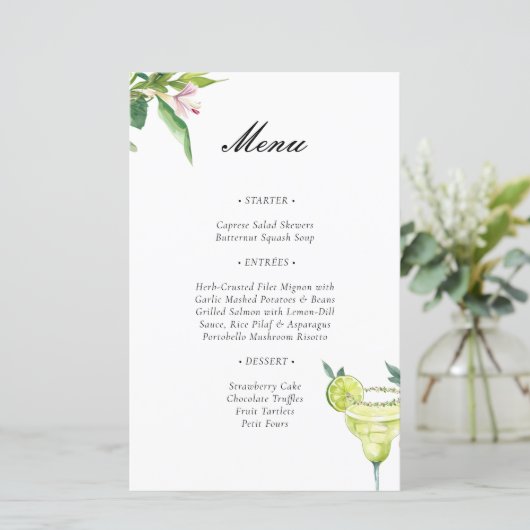 マルガリタメキシカンフィエスタブライダルシャワーメニュー (スタンド正面)