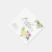 マルガリタメキシカンフィエスタブライダルシャワー スタンダードカクテルナプキン (角)