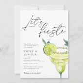 マルガリタメキシカンフィエスタ婚約パーティ 招待状 (正面)