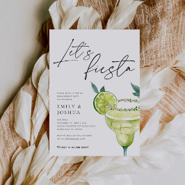マルガリタメキシカンフィエスタ婚約パーティ 招待状