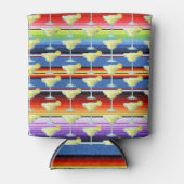 マルガリタメキシカンブランケットフィエスタストライプスセラペ 缶クーラー (正面)