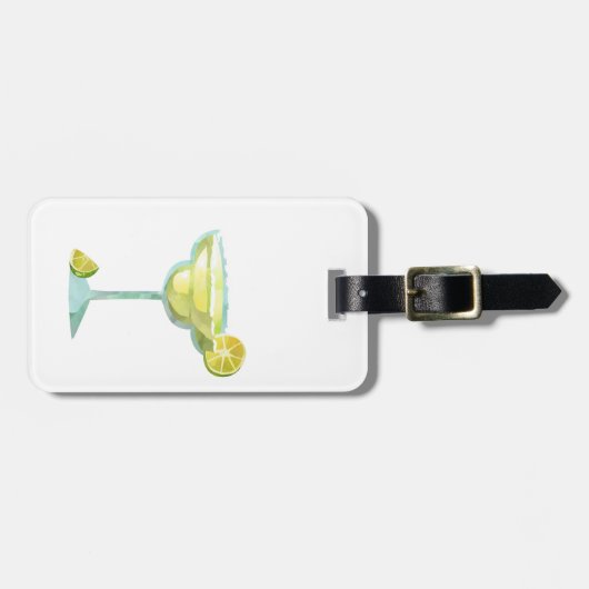 マルガリタ恋人ライムテキラメキシコ ラゲッジタグ (正面横)