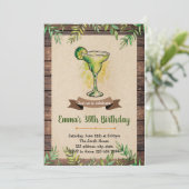 マルガリタ祭りの誕生日パーティーの招待 招待状 (スタンド正面)