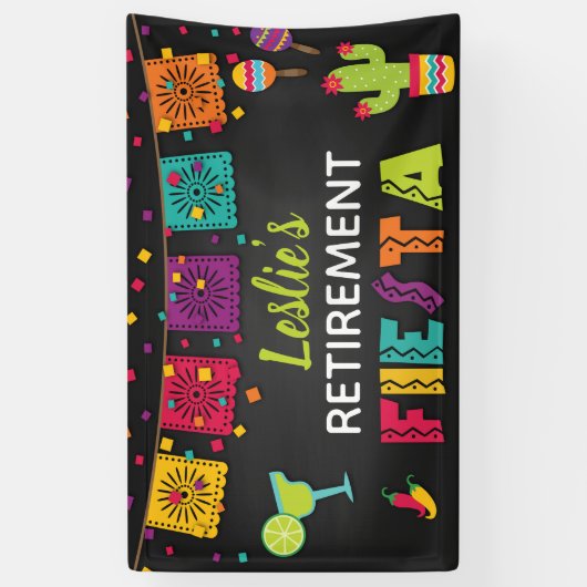 マルガリータが付いているRetirmentのフェスタの旗 横断幕 (縦)