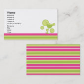 マルガリータとストライプ 名刺 (正面/裏面)