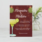 マルガリータとミスタルトークリスマスパーティーカクテル 招待状 (スタンド正面)