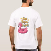 マルガリータと医療ミス - スケルトン看護師の夏のプール Tシャツ (裏面)