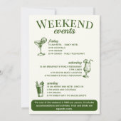 マルガリータと結婚ソーシャルカクテルの旅程 招待状 (裏面)