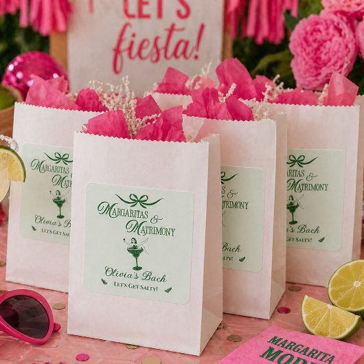 マルガリータと結婚 Bachelorette Fiesta パーティー スクエアペーパーコースター