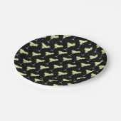 マルガリータのカクテルパターン ペーパープレート (アングル)