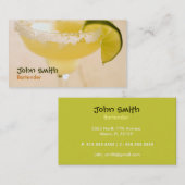 マルガリータのバーテンダーの名刺 名刺 (正面/裏面)