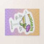 マルガリータのレシピのカクテルの芸術 ジグソーパズル (横)