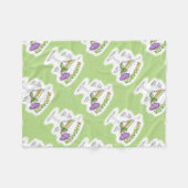 マルガリータのレシピのカクテルの芸術 フリースブランケット (正面(横))