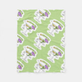 マルガリータのレシピのカクテルの芸術 フリースブランケット (正面)