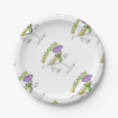 マルガリータのレシピのカクテルの芸術 ペーパープレート (正面)