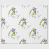 マルガリータのレシピのカクテルの芸術 ラッピングペーパー (フラット)