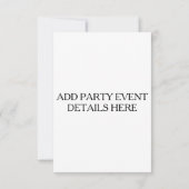 マルガリータのレシピのカクテルの芸術 招待状 (裏面)