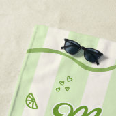 マルガリータをテーマにした独身最後の夜 ビーチタオル (インサイチュ)