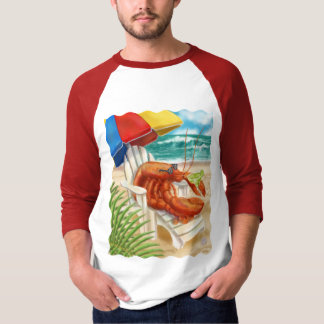 マルガリータを飲むロブスター Tシャツ
