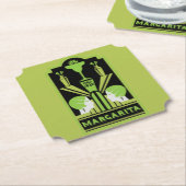 マルガリータアールデコカクテル ペーパーコースター (アングル)