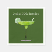 マルガリータカクテルペーパーナプキン スタンダードカクテルナプキン (正面)