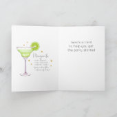 マルガリータカクテル21stハッピーバースデーカード カード (内部)