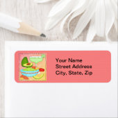 マルガリータカラフルグアカモールおもしろい祝 ラベル (インサイチュ)