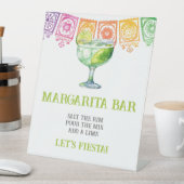 マルガリータカラフルモダンバー徴候 台座サイン (インサイチュ)