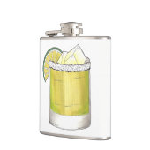 マルガリータサマーカクテルミックスドリンクライムギフト フラスク (左)