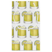 マルガリータサマーカクテルミックスドリンクライムグリーン スモールペーパーバッグ (裏面)