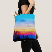 マルガリータサンセット トートバッグ (クローズアップ)