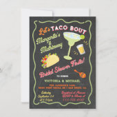 マルガリータズマトリモンスメキシカンフィエスタブライダルシャワー 招待状 (正面)