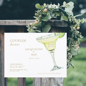 マルガリータテキサス州スタイルカップルウェディングシャワー ポストカード