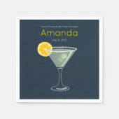 マルガリータバチェロレッテへようこそ スタンダードカクテルナプキン (正面)