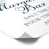 マルガリータバーフローラ多汁ブライダルシャワー ポスター (角)