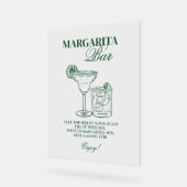 マルガリータバー アクリルサイン (傾斜)