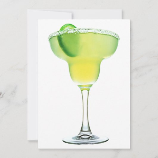 マルガリータパーティへの招待 招待状 (正面)