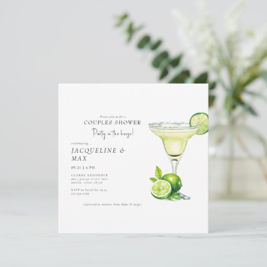 マルガリータパーティーカップルズスクエアウェディングシャワー (スタンド正面)