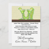 マルガリータパーティー - 裏面参照 - 招待状 (正面)