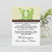 マルガリータパーティー - 裏面参照 - 招待状 (スタンド正面)