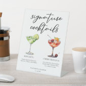 マルガリータフランスのさくらんぼ75結婚さんのカクテルメニュー 台座サイン (インサイチュ)