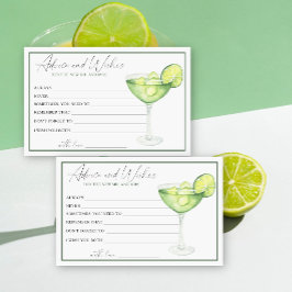 マルガリータブライダルシャワーアドバイスとウィッシュ 便箋