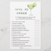 マルガリータブライダルシャワーオーバーまたはゲーム中 (正面)