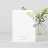 マルガリータブライダルシャワーサンキューユー招待状 招待状 (スタンド正面)