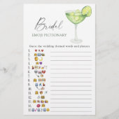 マルガリータブライダルシャワー絵文字 (正面)