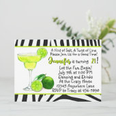 マルガリータマイルストーンバースデーパーティ招待状 招待状 (スタンド正面)