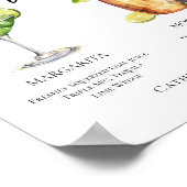 マルガリータモスクワラマレのシグネチャーカクテルメニュー ポスター (角)