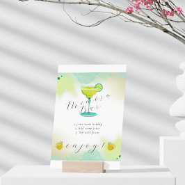 マルガリータライムブライダルシャワーミモザバー ポスター