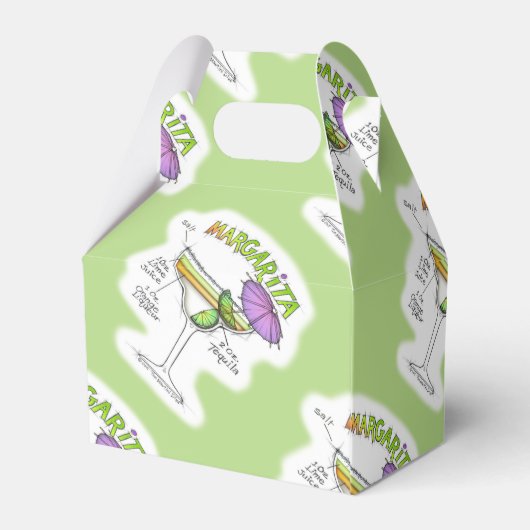 マルガリータレシピカクテルアート フェイバーボックス (裏面サイド)