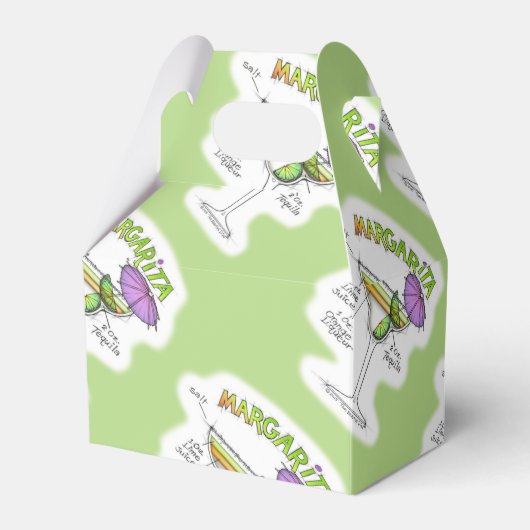 マルガリータレシピカクテルアート フェイバーボックス (正面サイド)